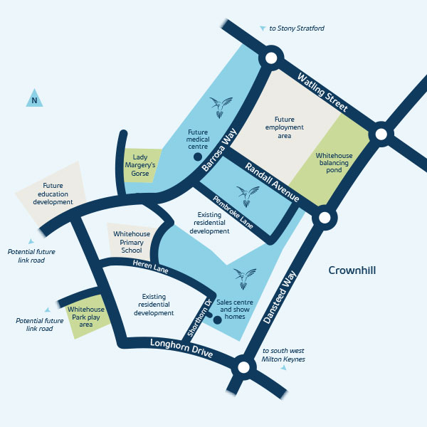 Development map for whitehouse park